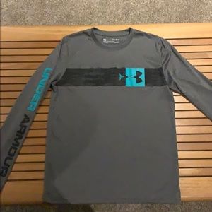 Boys Under Armour Long Sleeve Graphic Tee